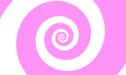 A vibrant pink and white spiral design representing infinite loops and continuous motion, ideal for the 'Infinite Spiral' post.